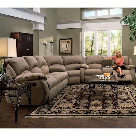 Sectional Sofa with Recliner